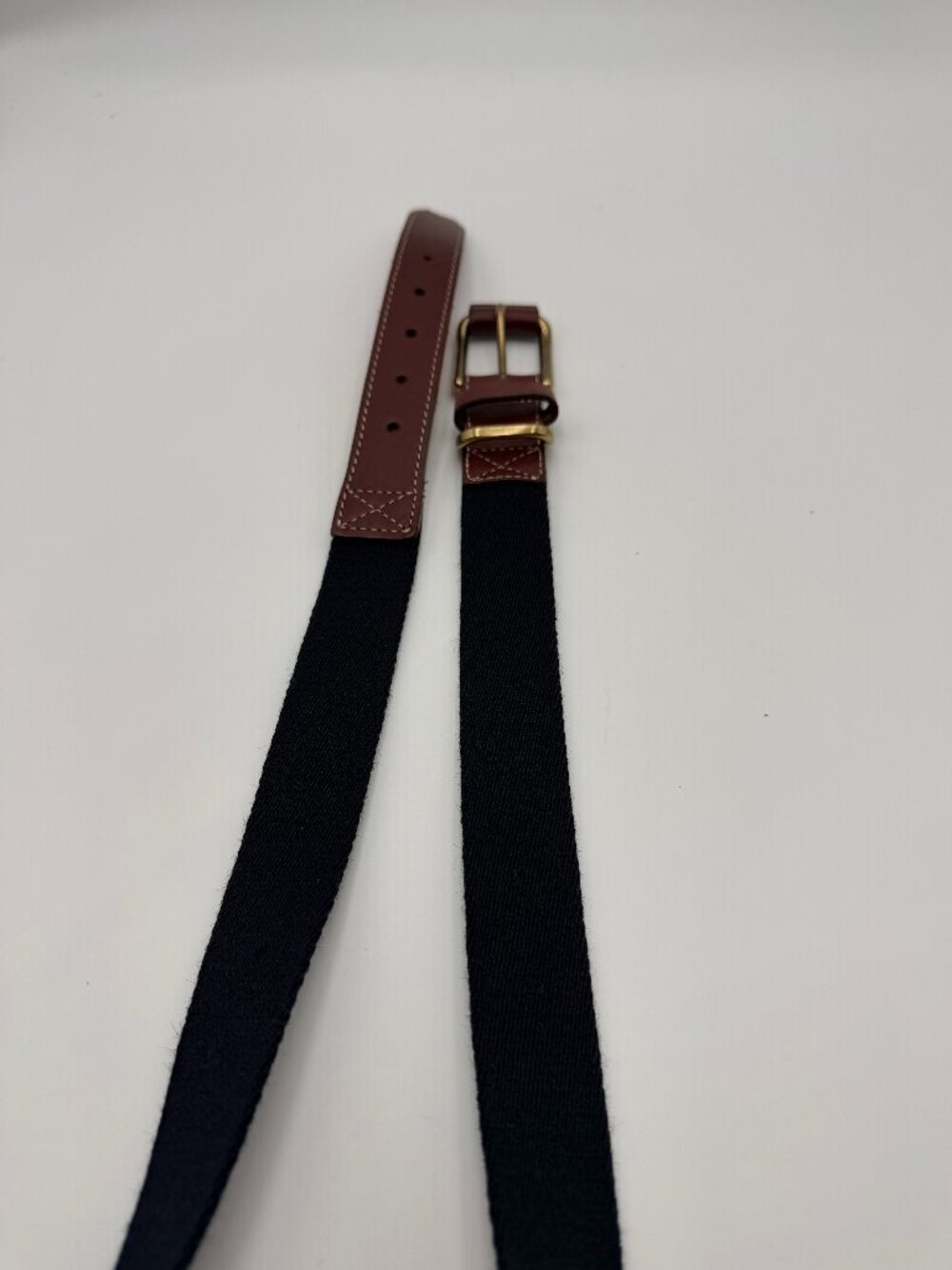 Orvis Black Stretch Belt Leather Trim